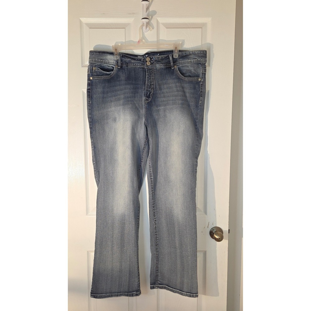 Wallflower Luscious Curvy Fit Bootcut Jeans Blue 22 Long WLM12405P